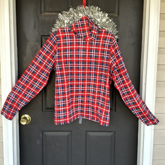 J.Crew Tissue Turtleneck in Plaid - Picture 4 of 12